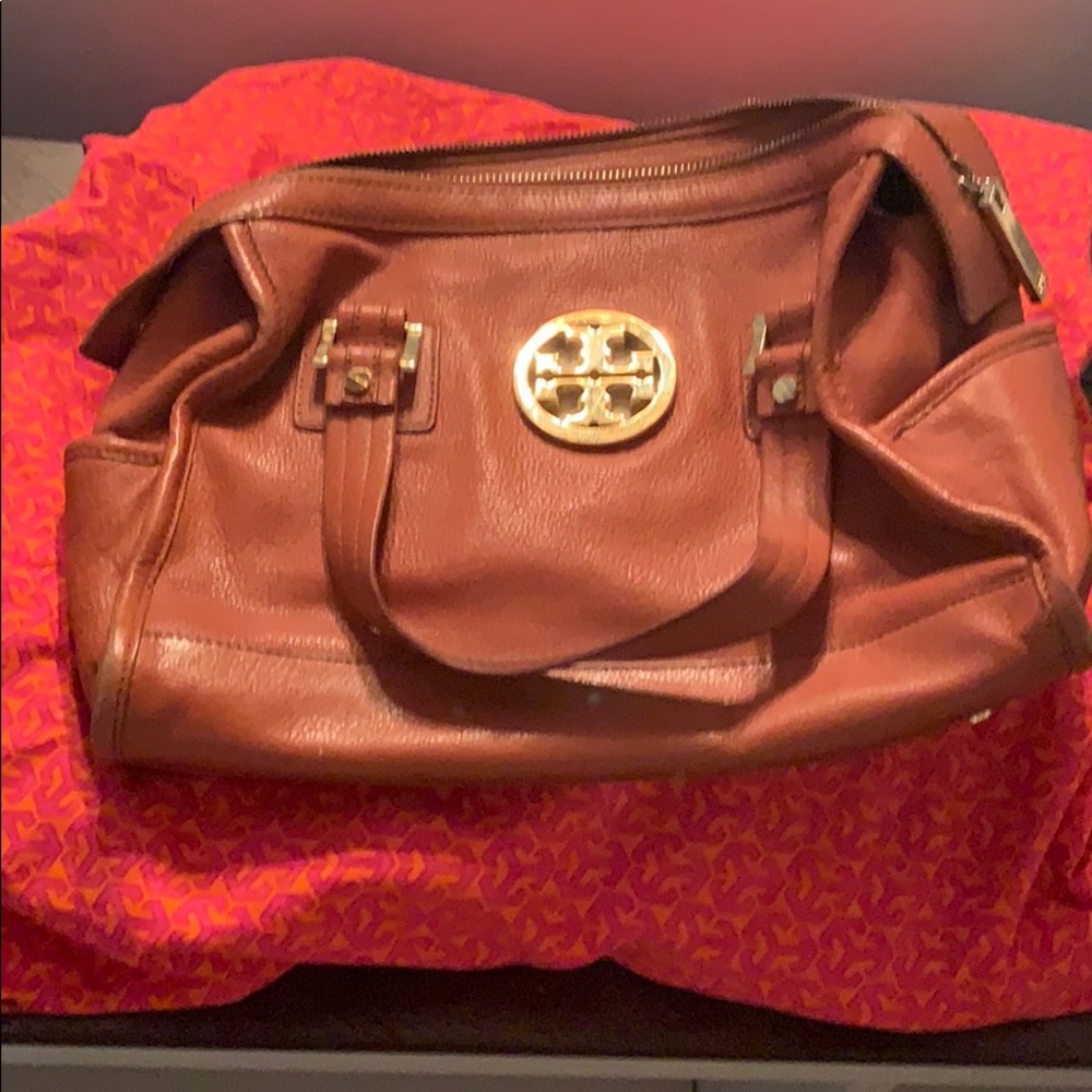 Tory Burch Tan Leather Satchel